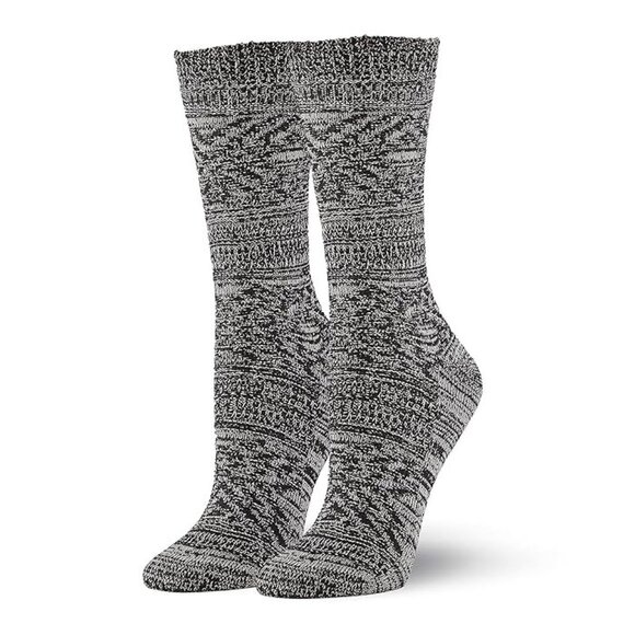 Hue Womens One Size Fits Most Diamond Print Supersoft Boot Socks in Black 717 - Picture 1 of 6